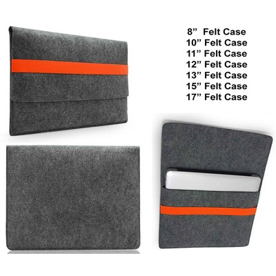 Kidder 13" Felt Sleeve Case with pocket for Laptop Tablet