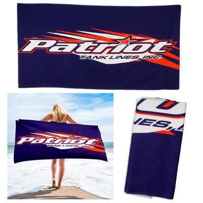 30 X 60 Full Color Cotton Beach Towel