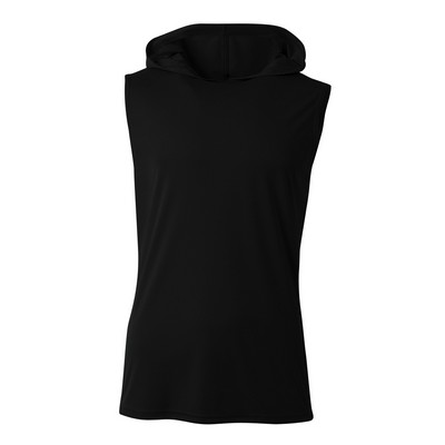 Men's Cooling Performance Sleeveless Raglan Hooded Tee