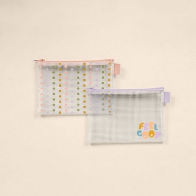 Supply Pouches - Grid Vinyl - Left Of Center - Small