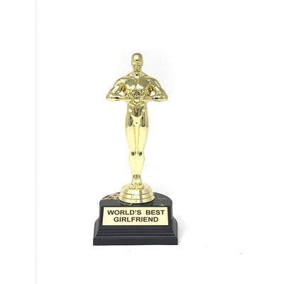 World's Best Girlfriend Trophy- 7 Inch Novelty Trophy