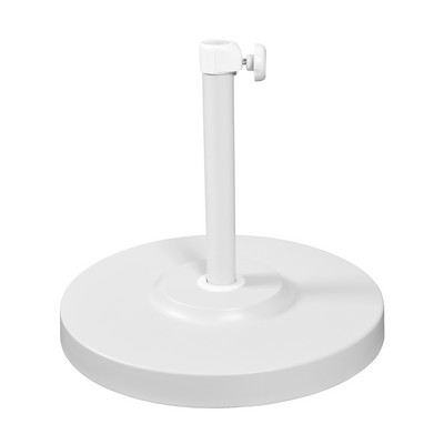 50 lb. White Patio Umbrella Base