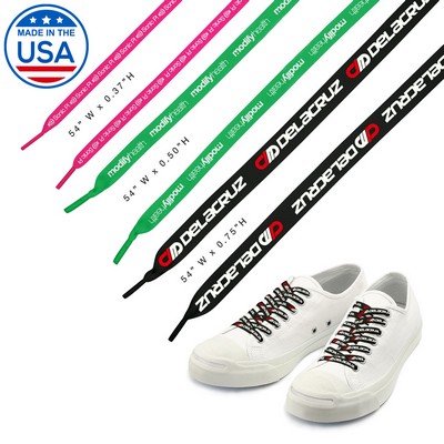 Made in the USA 54" Custom Shoelaces