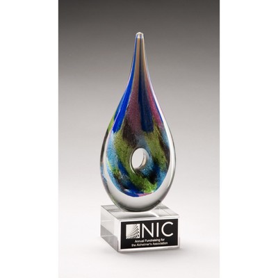 Multi Color Art Glass Award