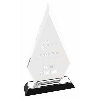 9" Silver Arrow Point Impress Acrylic Award