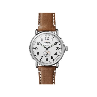 Shinola The Runwell Leather Strap Watch