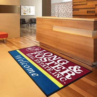 High-End Logo Mat 6X10 (ft) In/Outdoor Commercial Grade with Anti-Slip Feature