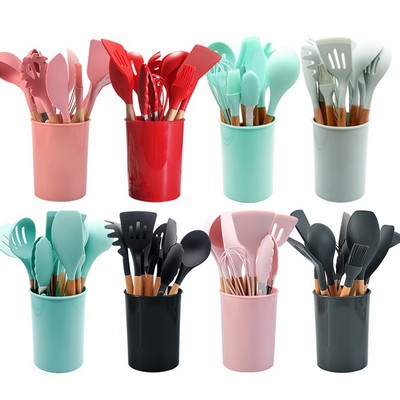 11 Pcs Silicone Kitchen Cooking Utensils Tool Set