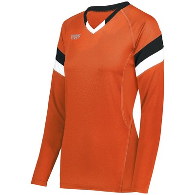 Ladies TruHit Tri-Color Long Sleeve Jersey