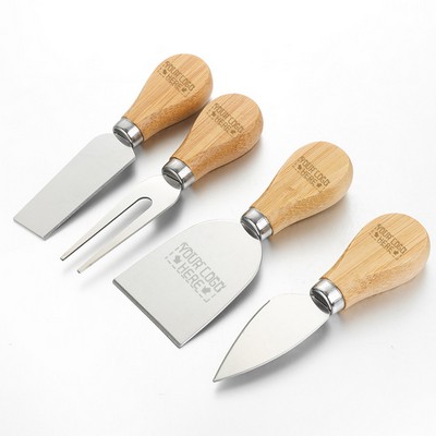 4 Piece Cheese Knife/Tool Set