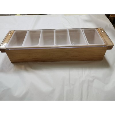 Wood Condiment Tray/Caddy