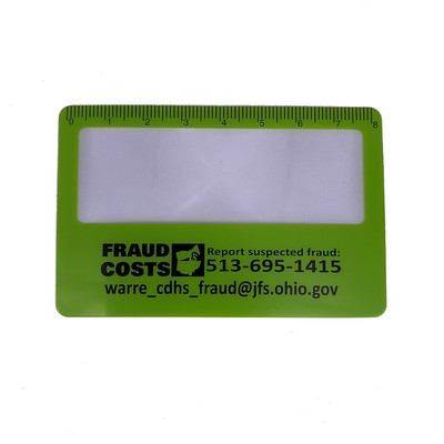 Credit Card Magnifier