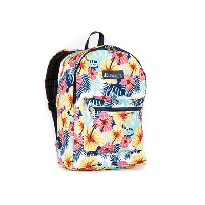 Everest Basic Pattern Backpack, Tropical Various