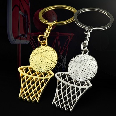 Basketball Hoop Keychain