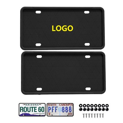 Solid Silicone License Plate Frame/Cover