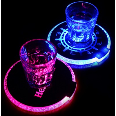 Round LED Light Coaster