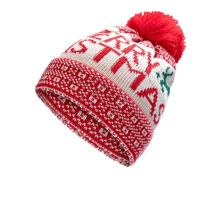 Christmas Knitted Pom Beanie