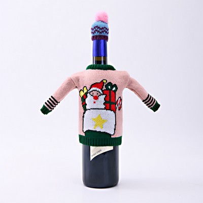 Ugly Sweater Wine Bottle Cover