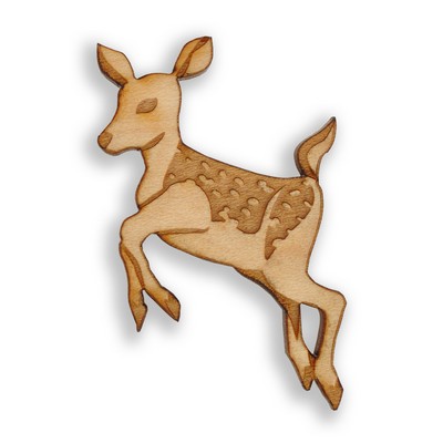 Deer - Fawn Wood Pin