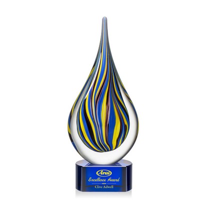 Calabria Award on Blue Base - 13½"