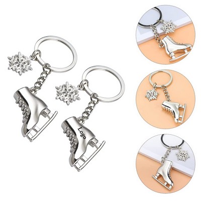 Ice-skating Shoes Keychain Pendant