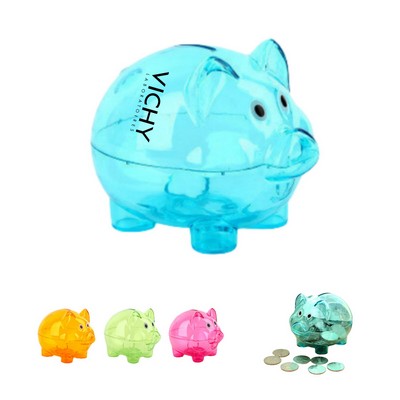 Mini Plastic Piggy Bank