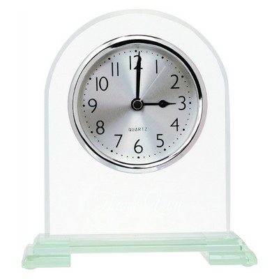 6.25" Arch Glass Clock