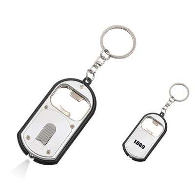 Multi-functional Bottle Opener w/Flashlight Keychain