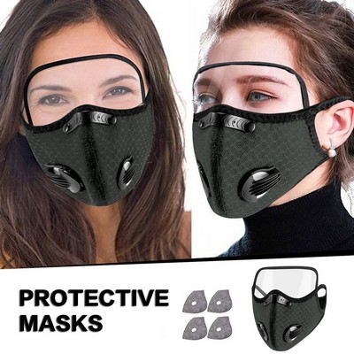 Face Mask w/Eye Shield