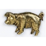 Pig Stock Casting Lapel Pin