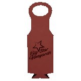 Rose Leatherette Wine Bag