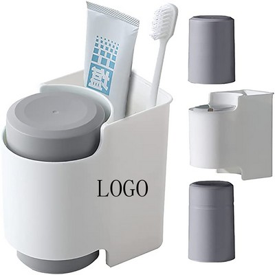 Portable Bathroom Toothbrush Holder Set