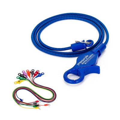 Plastic Bungee Casino Coil Cord Lanyard