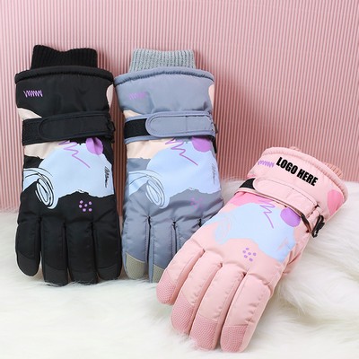 Child Winter Skiing Gloves