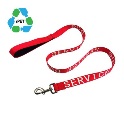 3/4"W x 72"L Durable Polyester rPET Eco-friendly Pet Leash w/ Metal Carabiner