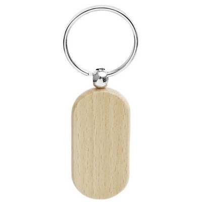 Long Wood Keychain