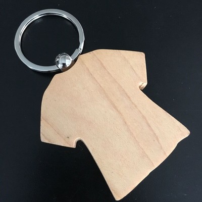 Jersey Wood Keychain