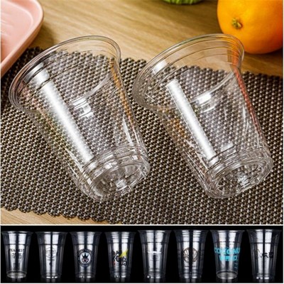 12oz Clear Plastic PET Coffee Cups