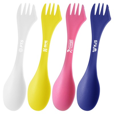 3-in-1 Plastic Knife Fork Spoon