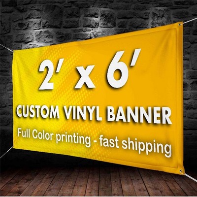 10Oz 2'x6' vinyl banner