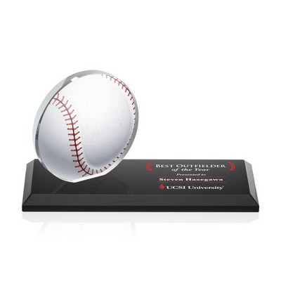 VividPrint™ Award - Northam Baseball/Black 3"x7"