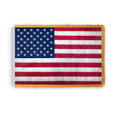 2.5'X4' 400D Nylon 1ply USA Ceremonial Flag;