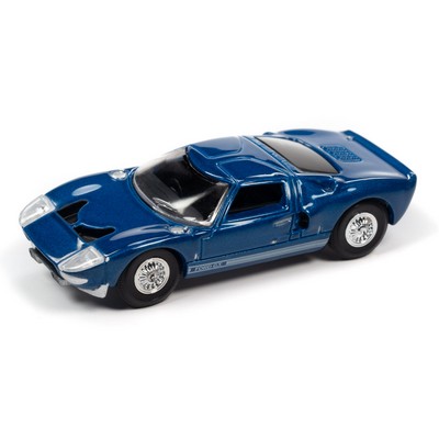 3" 1:64 Scale Die Cast Metal 1965 Ford GT40 Blue Color (u)