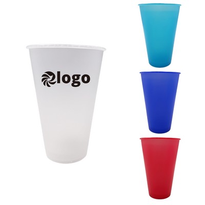 Custom 16 oz Frosted Stadium Drinking Cups