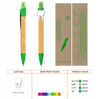 Dental Tooth Eco Pens