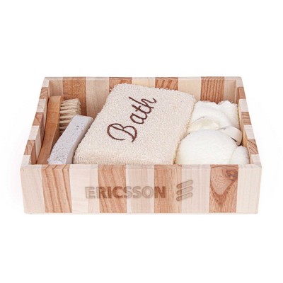 Bamboo Box Bath And Beauty Gift Set - 4 Peices