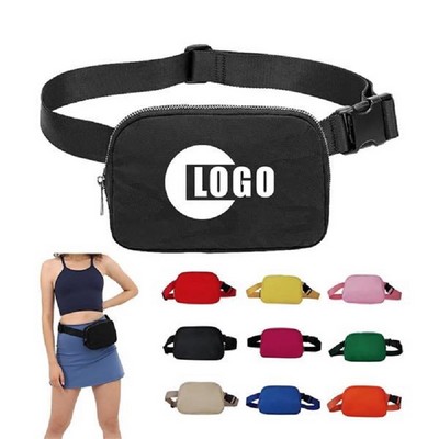 Nylon Crossbody Waist Bag Unisex Belt Fanny Pack