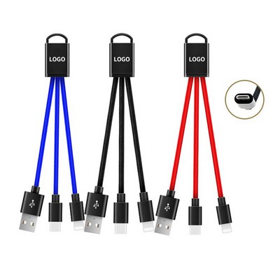 2 in 1 Braided Data Charging Cable