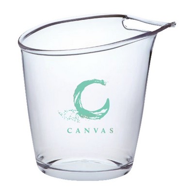 Transparent Slope Wine Bucket