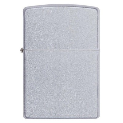 Genuine Zippo windproof lighter - Satin Chrome